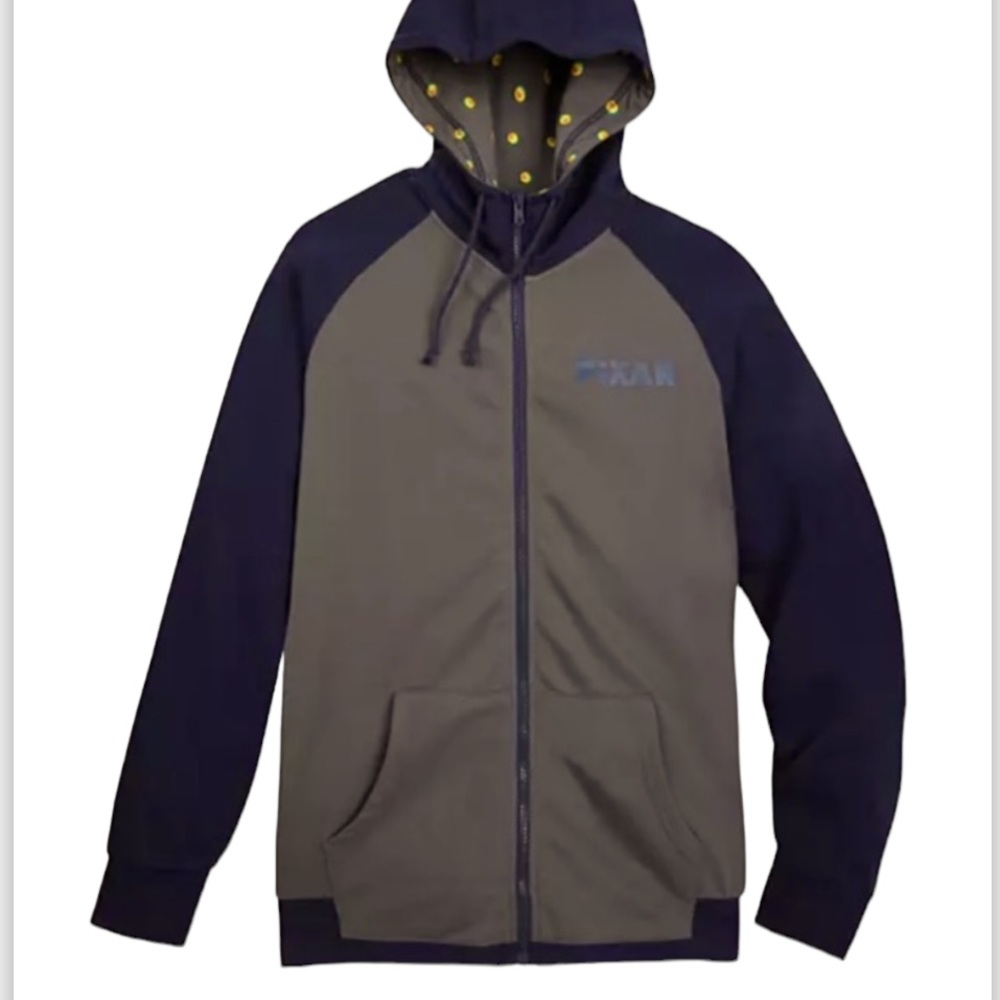 DISNEY PIXAR HOODIE BLUE & GREY WORLD OF PIXAR XXL. NEVER WORN NWOT - Picture 3 of 14